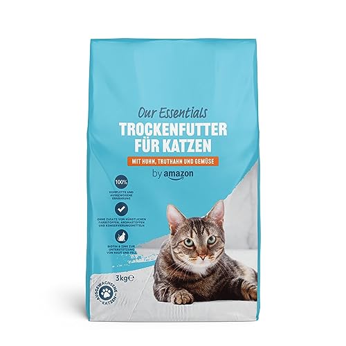 by Amazon Trockenfutter für Katzen. mit Huhn, Truthahn und Gemüse, 3kg von by Amazon