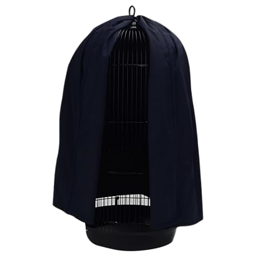 byepica Vogelkäfig-Nachtabdeckung, runde Form, lichtblockierende Abdeckung mit Haken für Papageien, Nymphensittiche, Wellensittiche byepica Vogelkäfig-Nachtabdeckung, runde Form, lichtblockierende Abdeckung mit Haken für Papageien, Nymphensittiche, Wellensittiche von byepica