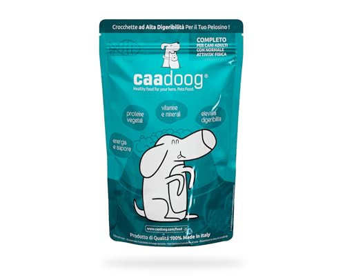 CAADOOG Kroketten für Hunde mit Fisch, 2,5 kg, komplettes Monoprotein, Trockenfutter für Hunde aller Rassen, angereichert mit Vitaminen und Mineralien, hergestellt in Italien von caadoog