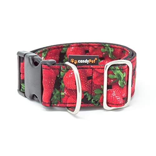 candyPet® Click Dog Collar - Strawberries von candyPet