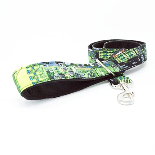 candyPet® Dog Leash - 120 cm cotton with Softshell Padded Handle - Chip von candyPet