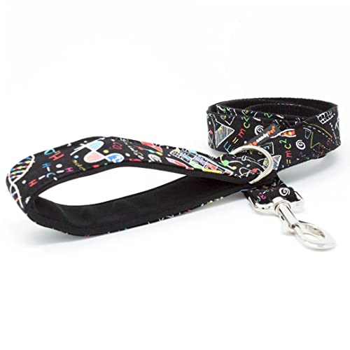 candyPet® Dog Leash - 120 cm cotton with Softshell Padded Handle Science von candyPet