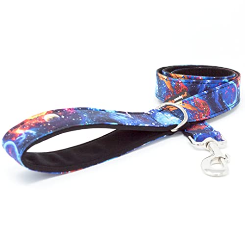 candyPet® Dog Leash - 120 cm cotton with Softshell Padded Handle - Universe von candyPet