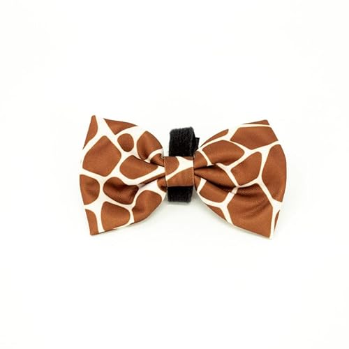 candyPet®- Bow Tie / Bow Tie - Velcro fastener - Bow tie or bow tie for collar or harness - Matching Harness, collar and lead, GIRAFFE von candyPet