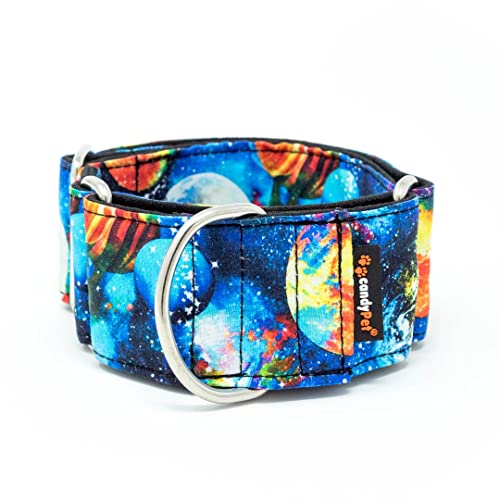 candyPet® Martingale Dog Collar, Universe, L von candyPet