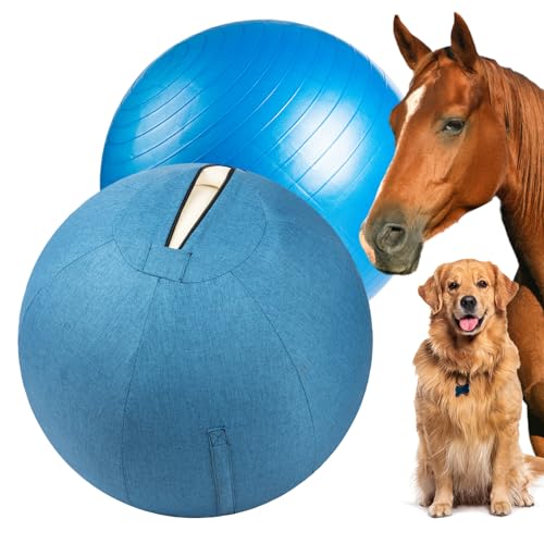 capuca Herding Ball Pferd Hund Ball - Fünf Schichten verdickter Anti-Burst Ball Riesiger Pferdeball Spielzeug Trainingsball für Pferde Rinder Hunde von capuca