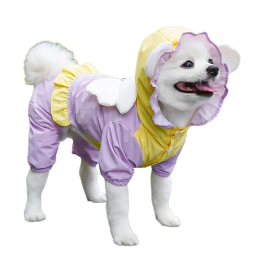 Hunde-Regenmantel mit Kapuze, für kleine bis große Hunde und Welpen, Welpen-Regenponchos, Regenmantel, Regenbekleidung Hunde-Regenmantel mit Kapuze, für kleine bis große Hunde und Welpen, Welpen-Regenponchos, Regenmantel, Regenbekleidung von carotoe