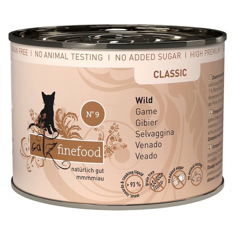 Sparpaket catz finefood 12 x 200 g - Wild von Catz Finefood