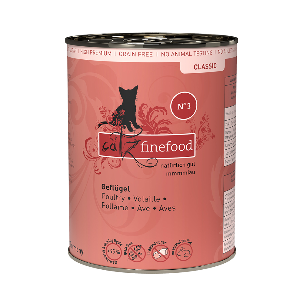 Sparpaket catz finefood 24 x 400 g - Geflügel von Catz Finefood