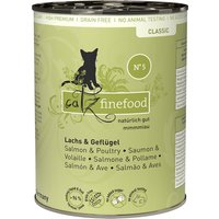 Sparpaket catz finefood 12 x 400 g - Lachs & Geflügel von Catz Finefood