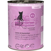 Sparpaket catz finefood Dose 12 x 400 g - Lamm & Kaninchen von Catz Finefood