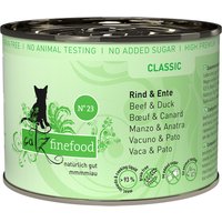 Sparpaket catz finefood 24 x 200 g - Rind & Ente von Catz Finefood