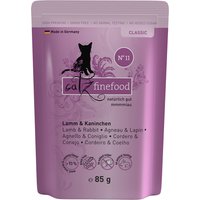 Sparpaket catz finefood Pouch 64 x 85 g - Lamm & Kaninchen von Catz Finefood