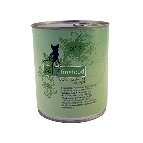 catz finefood No. 5 Lachs 800g Dose - Sie erhalten 6 Packung/en; Packungsinhalt 0,8 kg von catz finefood