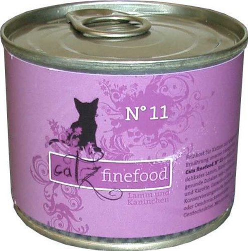 catz finefood No.11 Lamm&Kaninchen 200 g - Sie erhalten 6 Packung/en; Packungsinhalt 200 g von catz finefood