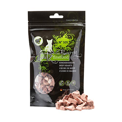 catz finefood Purrrrly N° 105 - Rinderherzen 35g von catz finefood