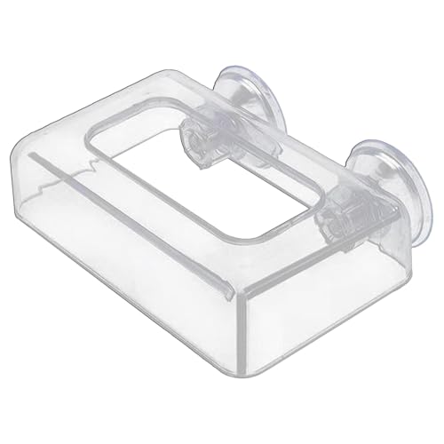 Acrylic Fish Food Feeder, Anti-Drift Fish Tank Dispenser, Wide Feeding Area Tool, Fixed for Floating & Flake Fodder, Easy Installation, Sturdy Design, Suitable for Home & Aquarium Use von ccuzs