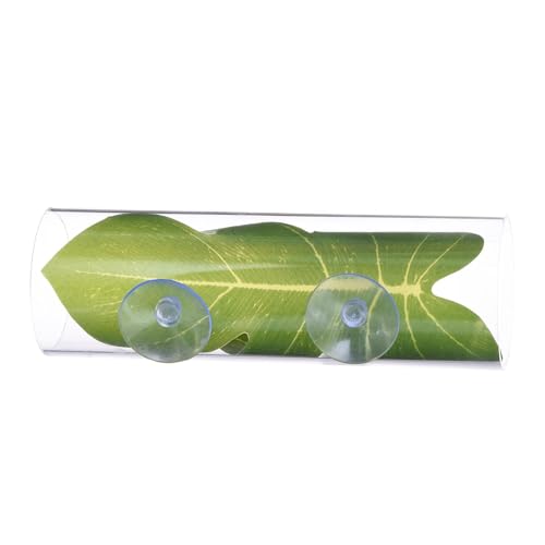 Acrylic Tube Tunnel for Betta Fish, Hole Hollow Betta Fish Cave, Transparent Fish Tunnel, Small Natural Fishes Tunnel Cave 5.91x1.97 inches for Small Fishes, Shrimp, Betta von ccuzs