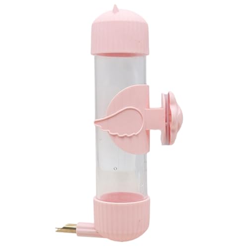 Automatic Bird Water Dispenser Small Animal Water Drinker Acrylic Feeder Cockatiel Bottle No Spill Drinker Device for Budgies, Lovebird, Canary, 5x5x23cm von ccuzs