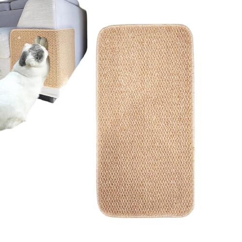 Cat Scratching Pad, Scratch Rug, Pet Mat, A: 9.84x19.69inc, B: 14.96x14.96inch, Versatile Anti Slip, Wear Resistant Furniture Protector for Couch, Carpets, and Sofas von ccuzs