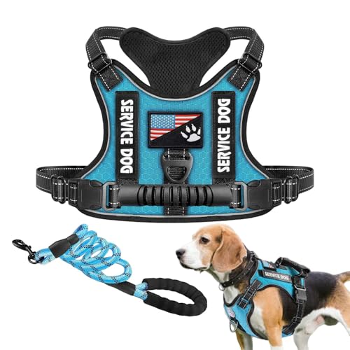 Dog Harness, Dog Vest, Dogs Hunting Harness, 1-2cm Adjustable Pet Vest With Soft Padding, Easy-Control Dogs, Medium And Large, Buckles Handle, Ensuring Durability Activities von ccuzs