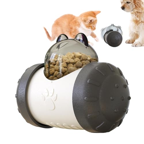 ccuzs Dog Treat Dispenser Toy, Slow Feeder Tumbler, Interactive Puzzle Ball (5.75x3.03x4.29 inches), Leaky Food Toy for Puppy, Cat Training, and Engaging Play von ccuzs