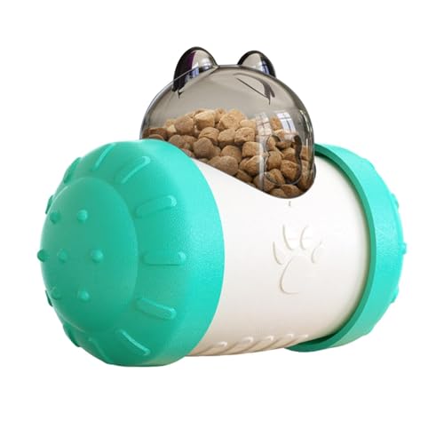 ccuzs Dog Treat Dispenser Toy, Slow Feeder Tumbler, Interactive Puzzle Ball (5.75x3.03x4.29 inches), Leaky Food Toy for Puppy, Cat Training, and Engaging Play von ccuzs