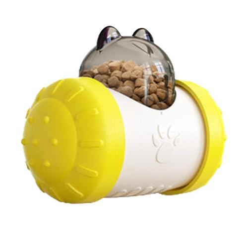 ccuzs Dog Treat Dispenser Toy, Slow Feeder Tumbler, Interactive Puzzle Ball (5.75x3.03x4.29 inches), Leaky Food Toy for Puppy, Cat Training, and Engaging Play von ccuzs