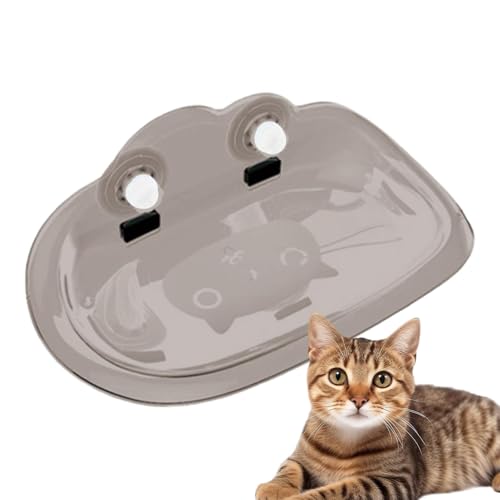 Fensterstange für Katzen, Schwimmende Katzenhängematte, Saugnapf Katzensitz, Haustierhängematte für Katzen, Stoßfestes Haustierbett, Indoor Haustiere Sitzstange, Katzenhängematte zum Sonnenbaden, von ccuzs