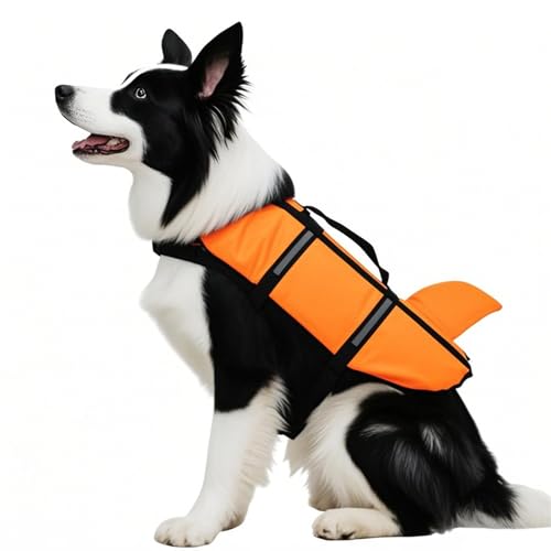 Pet Safety Swim Jacket for Dogs, Lightweight Floatation Vest, Adjustable Dog Water Suit, Reflective Pet Float Coat, Secure Fit Puppy Life Preserver, 1 Piece Pet Safety Swim Jacket for Dogs, Lightweight Floatation Vest, Adjustable Dog Water Suit, Reflective Pet Float Coat, Secure Fit Puppy Life Preserver, 1 Piece von ccuzs