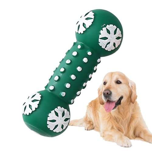 ccuzs Christmas Dog Chew Toys, Squeaky Teething Toy for Puppies, Fun Pet for Indoor Chewing and Fetch, Adorable Interactive Toy for Small and Large Dogs, 1 Piece von ccuzs