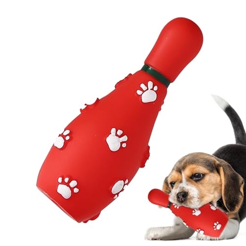 ccuzs Christmas Dog Chew Toys, Squeaky Teething Toy for Puppies, Fun Pet for Indoor Chewing and Fetch, Adorable Interactive Toy for Small and Large Dogs, 1 Piece von ccuzs