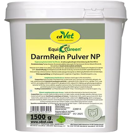 EquiGreen DarmRein Pulver NP 1,5 kg von cdVet