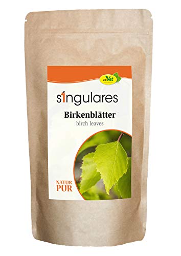 Singulares Birkenblätter 90 g | für eine naturnahe Fütterung von Tieren von cdVet