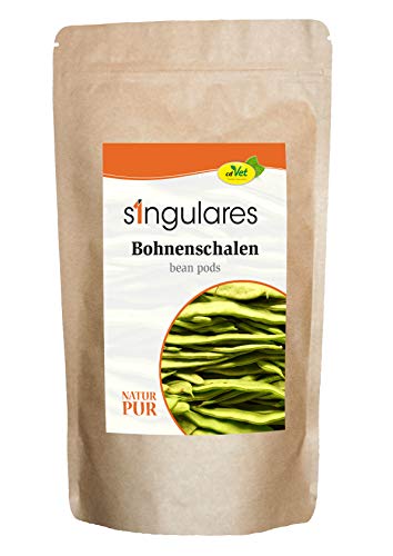 Singulares Bohnenschalen 100 g | für eine naturnahe Fütterung von Tieren von cdVet