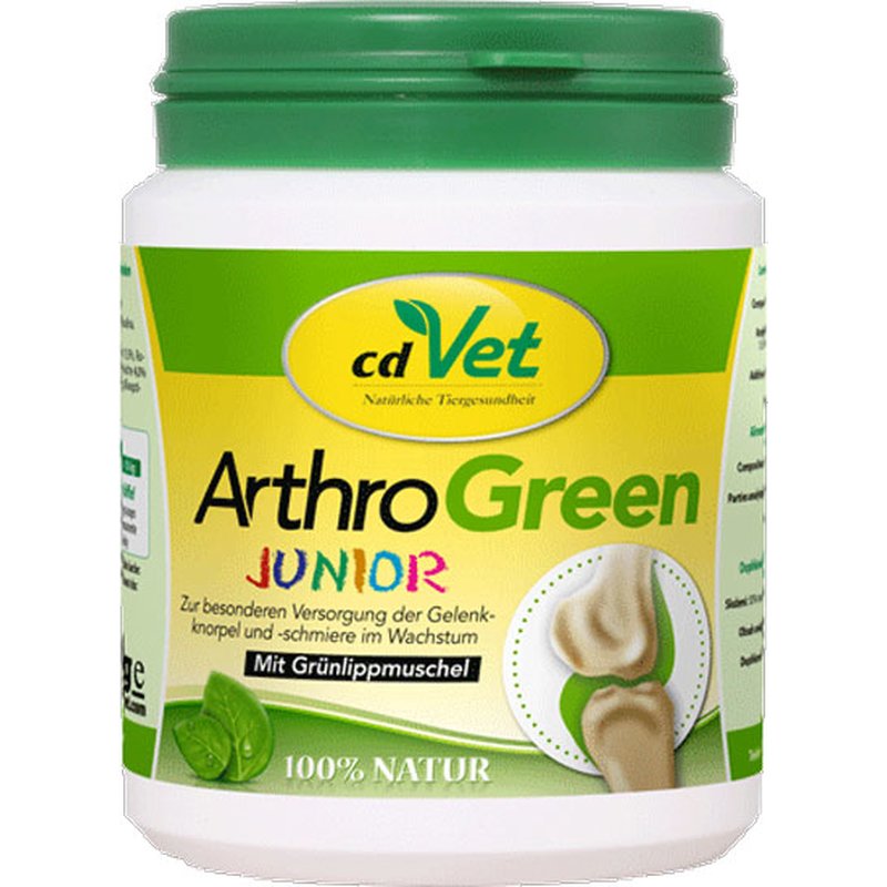 cdVet ArthroGreen Junior - 140g (167,79 € pro 1 kg) von cdVet