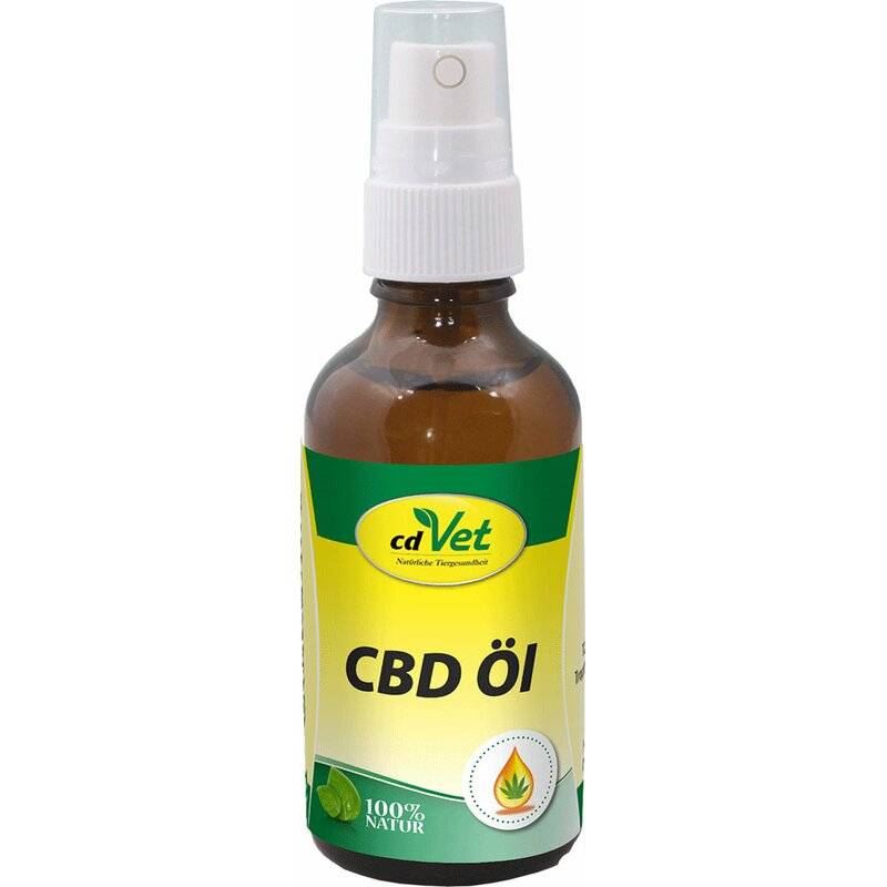 cdVet CBD Öl 50 ml (759,00 € pro 1 l) von cdVet