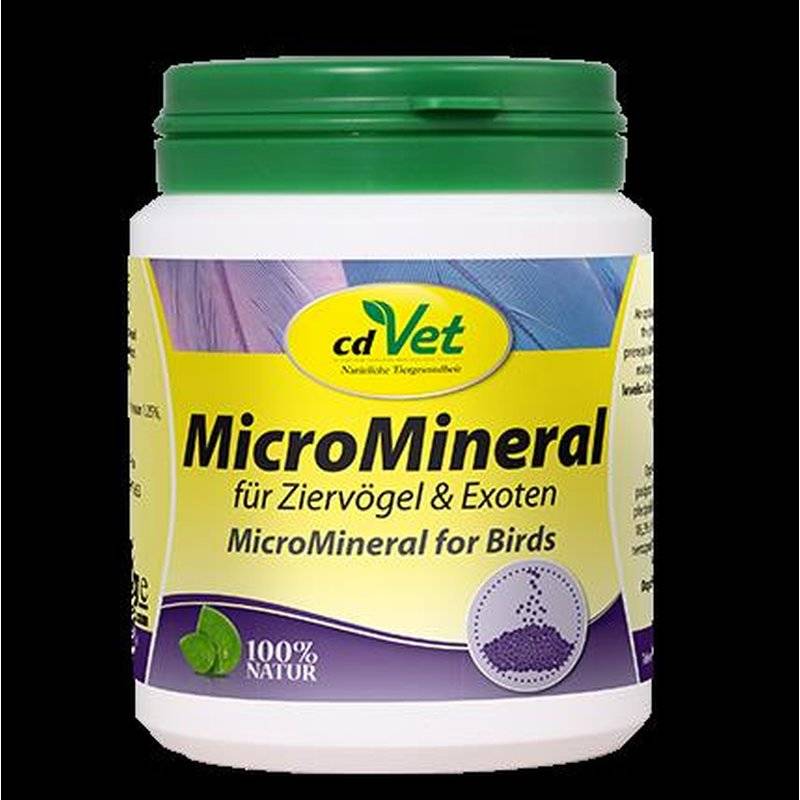 cdVet MicroMineral für Ziervögel & Exoten 150 g (77,00 € pro 1 kg) von cdVet