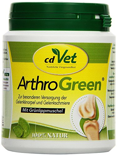 cdVet ArthroGreen Classic 70g - Nahrungsergänzung zur Unterstützung der Gelenke für Hund und für Katze durch Vitamine und Mineralien von cdVet