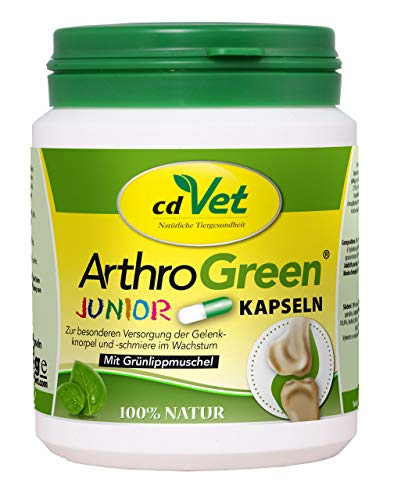 ArthroGreen Junior 100 Kapseln | Natürlich gesunde Gelenke im Wachstum von cdVet