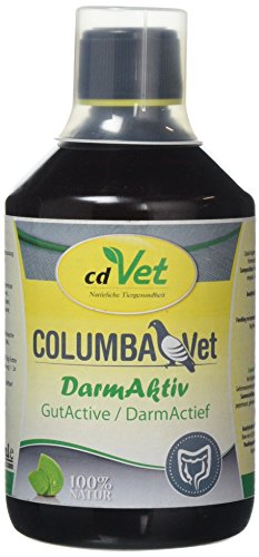 cdVet Naturprodukte COLUMBAVet DarmAktiv 500ml - Tauben - flüssiges Ergänzungsfuttermittel - Unterstützung nach Wurmkuren, Impfungen etc. - Verdauungsfördernd - wertvolle Milchsäurebakterien - von cdVet