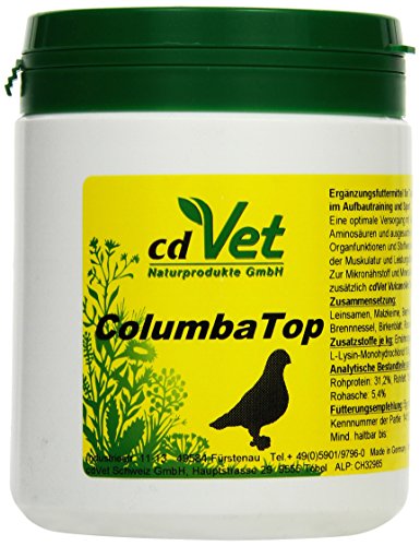 cdVet Naturprodukte COLUMBAVet PowerMix 250g - Tauben - Vitamine - Aufbau der Muskulatur + Leistungsfähigkeit - Unterstützung der Stoffwechselvorgänge - Spurenelemente - bei Schwäche - von cdVet