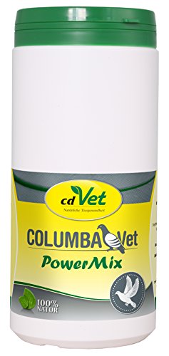 cdVet Naturprodukte COLUMBAVet PowerMix 600 g - Tauben - Vitamine - Aufbau der Muskulatur + Leistungsfähigkeit - Unterstützung der Stoffwechselvorgänge - Spurenelemente - bei Schwäche - von cdVet