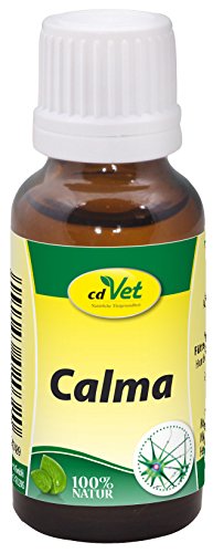 cdVet Naturprodukte Calma 20 ml - Hund, Katze, Pferd - Ergänzungsfuttermittel - emotionale + körperliche Belastbarkeit - Unterstützung - Gemütsregulierend von cdVet