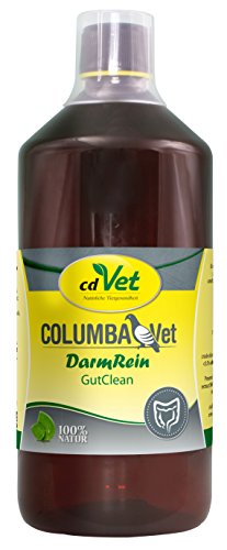 cdVet Naturprodukte ColumbaVet DarmRein 1 Liter - Tauben - Unterstützung der Futteraufnahme - Verdaaungsstörung - Darmflora - Durchfall - Darmprobleme - flüssige Nahrungsergänzung - Brechreiz - von cdVet