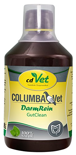 cdVet Naturprodukte ColumbaVet DarmRein 500 ml - Tauben - Unterstützung der Futteraufnahme - Verdaaungsstörung - Darmflora - Durchfall - Darmprobleme - flüssige Nahrungsergänzung - Brechreiz - von cdVet