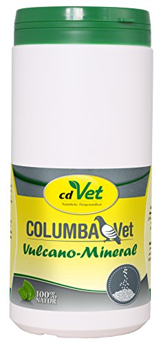 cdVet Naturprodukte ColumbaVet VulcanoMineral 1 kg - Tauben - naturbelassene Mikronährstoffversorgung mit Calcium, Magnesium - zur natürlichen Mineralisierung und Vitaminabdeckung - von cdVet