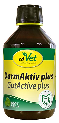 cdVet Naturprodukte DarmAktiv plus 250 ml - Hund, Katze - Ergänzungsfuttermittel - Stärkung des Immunsytsems - Unterstützung der Darmflora - Bekämpfung von Krankheitserregern - Gesundheit - von cdVet