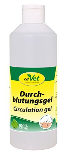 cdVet Naturprodukte Durchblutungsgel 500 g - Hunde - Pflegemittel - versrogt die Haut - fördert eine optimale Durchblutung - versorgt mit Nährsubstanzen + Pflegesubstanzen - pflegend + erfrischend - von cdVet