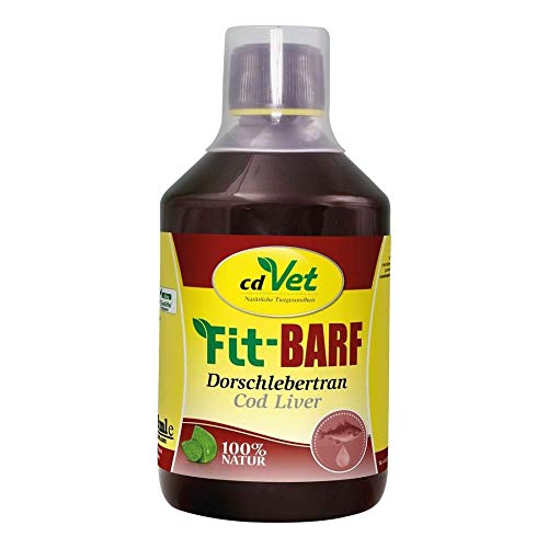 Fit-BARF Dorschlebertran für Hunde & Katzen 500ml von cdVet